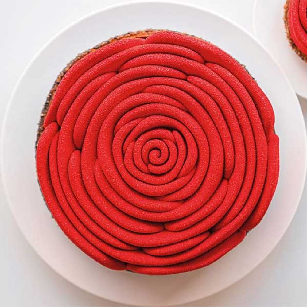 Pavocake La vie en rose silicone mold